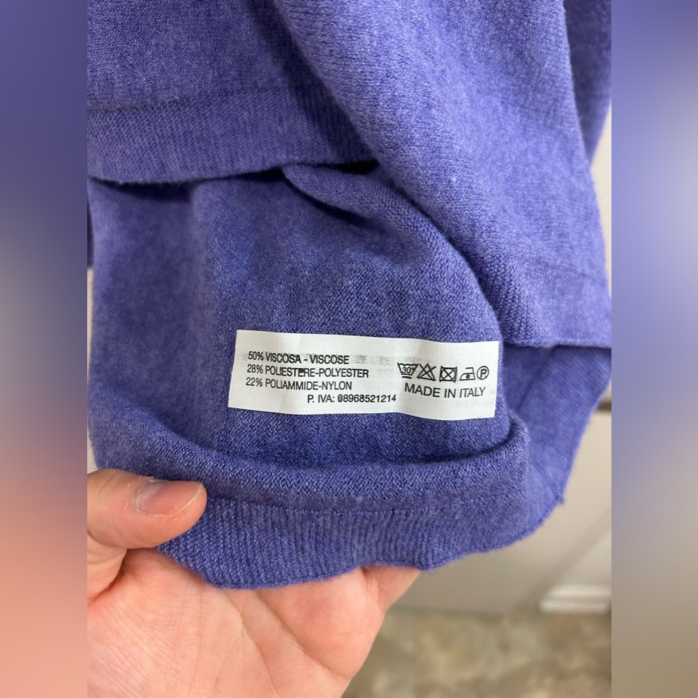 🍁Brand Bazar Purple V Neck Sweater - Picture 8 of 8